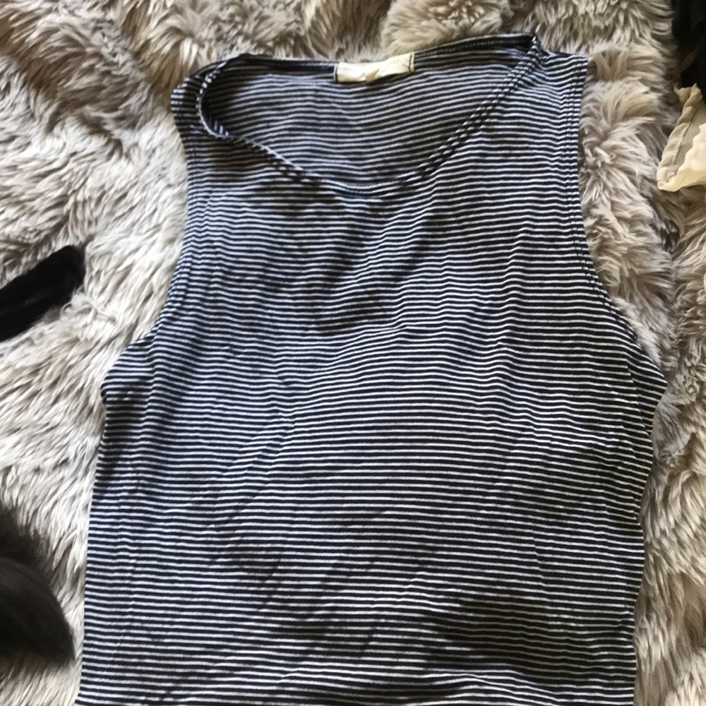 striped crop top truly madly deeply